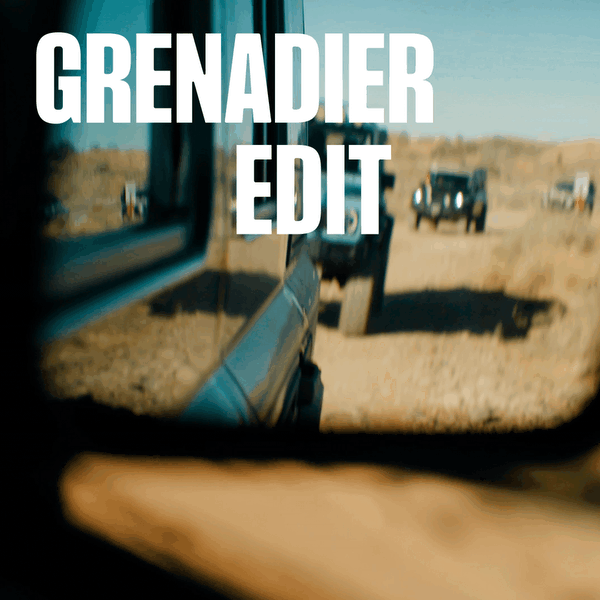 Ineos Grenadier driving across American terrain