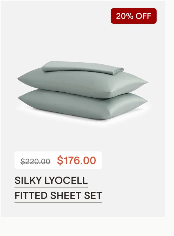 Silky Lyocell Fitted Sheet Set