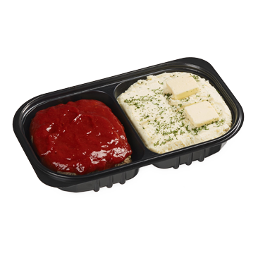 Kirkland Signature Meatloaf with Yukon Gold Mashed Potatoes