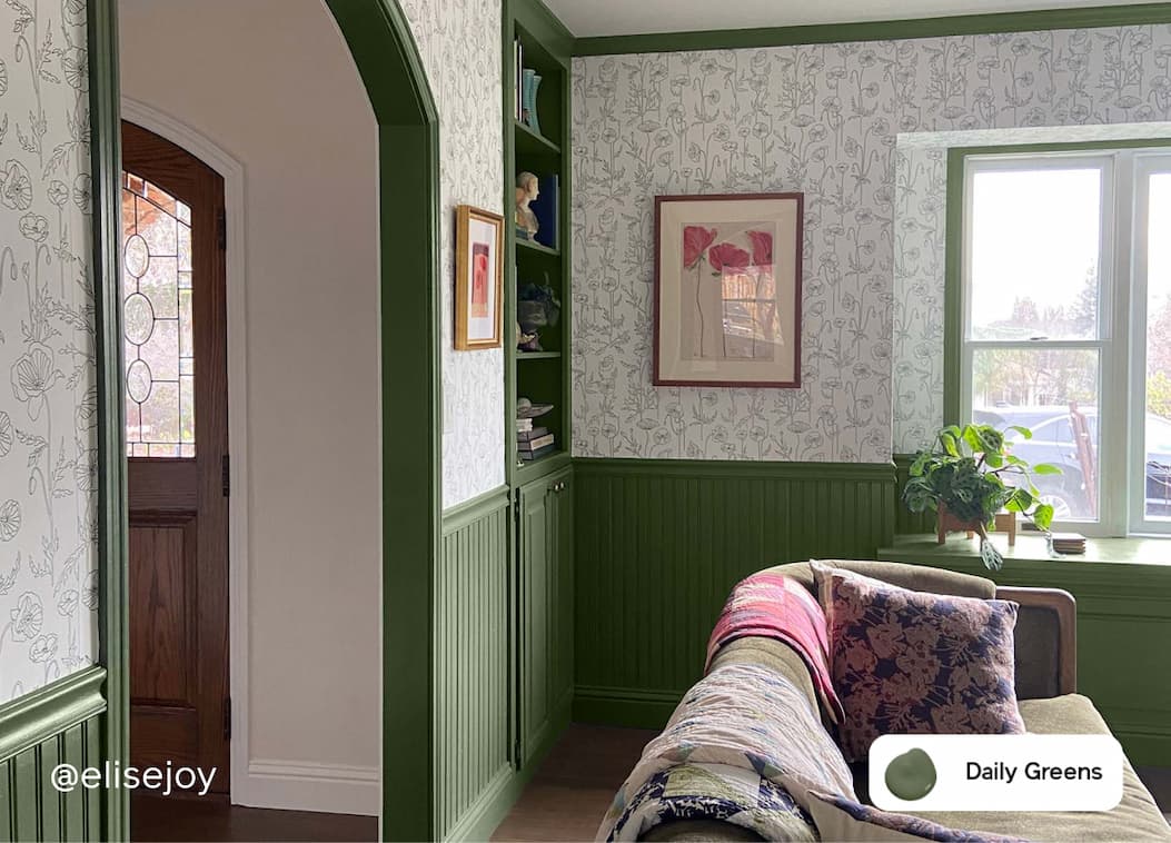 Living room featuring Daily Greens