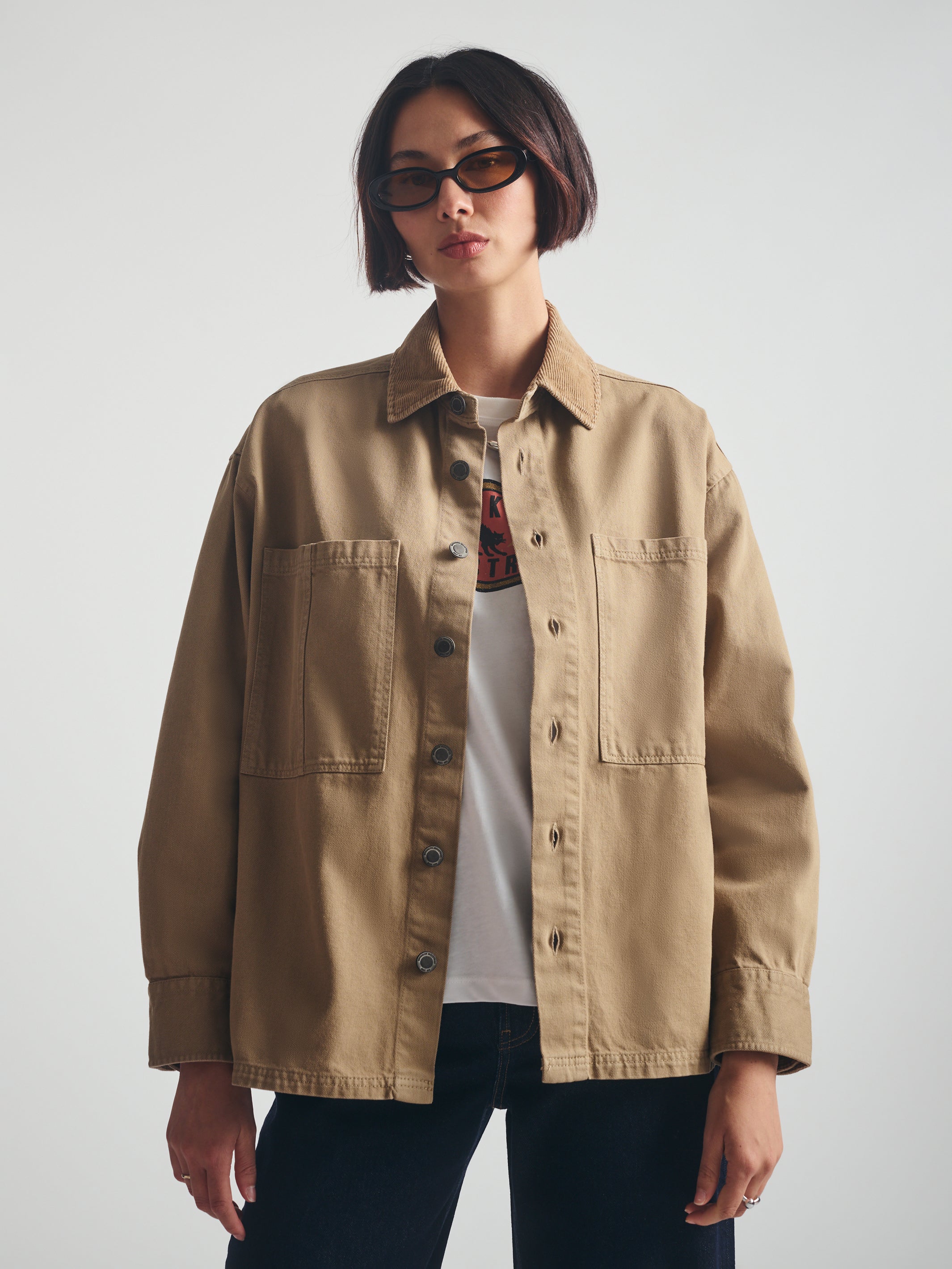 Image of Women's Overshirt in Kelp