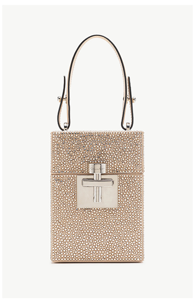 Crystal Pavé Alibi Top Handle Bag
