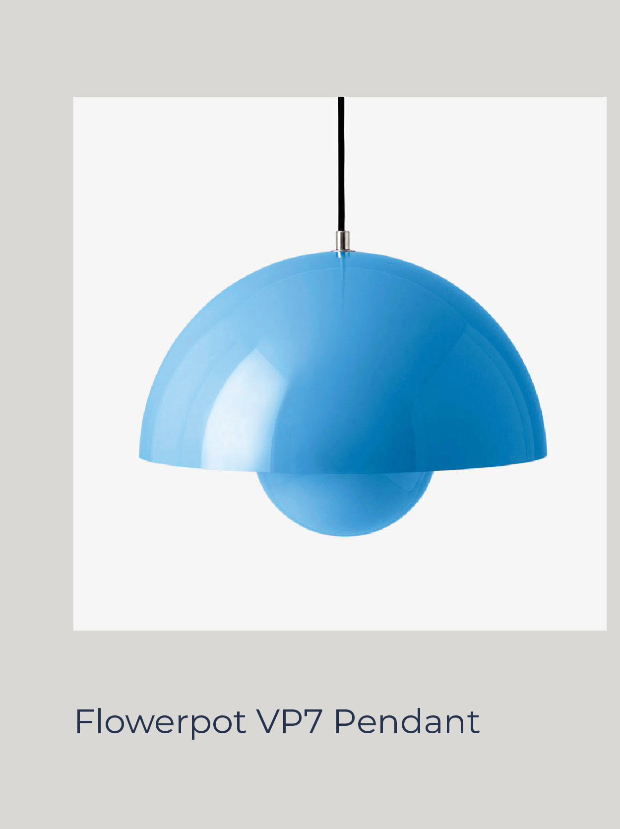Flowerpot VP7 Pendant - by &Tradition