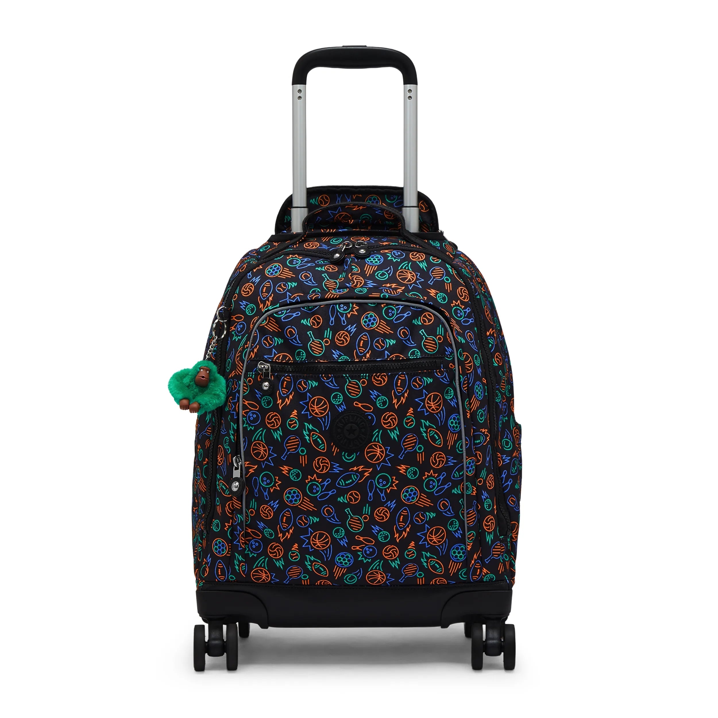 New Zea Printed 15" Laptop Rolling Backpack-Sport Doodle