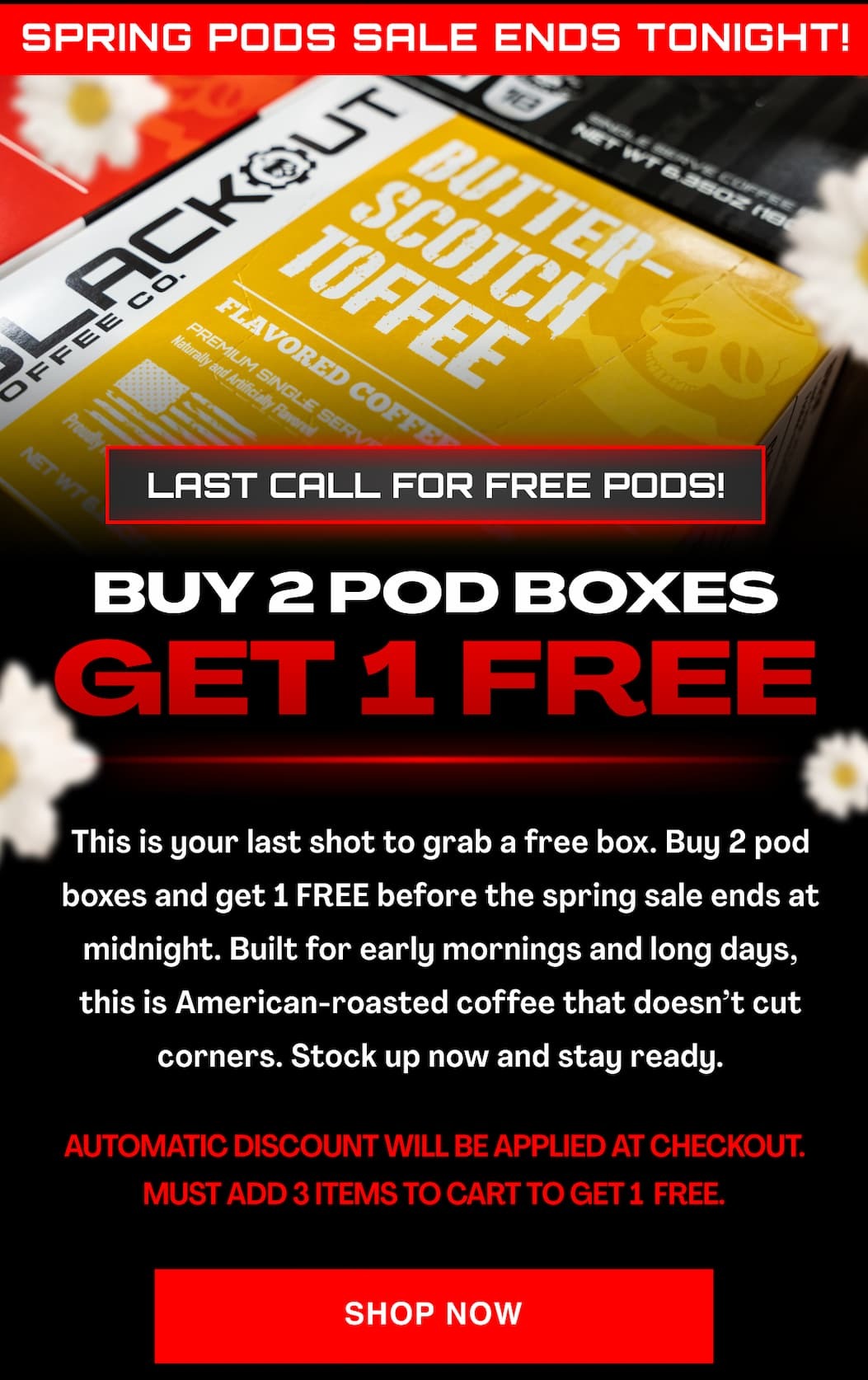 SPRING PODS SALE