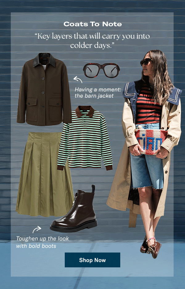 Coats to Note