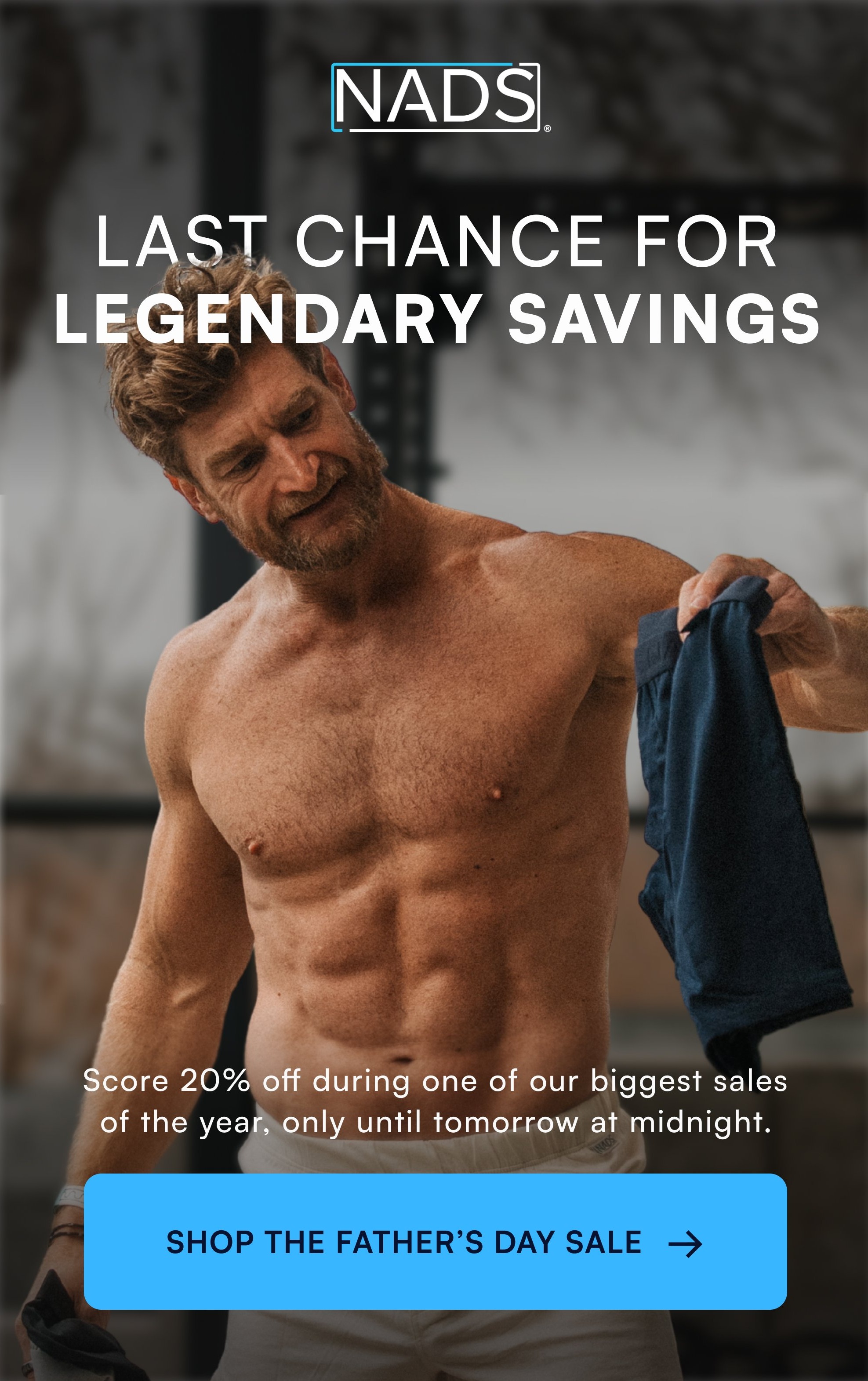 Last Chance for legendary savings Score 20% off during one of our biggest sales of the year, only until tomorrow at midnight. SHOP THE FATHER’S DAY SALE →