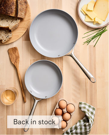 Ceramic Nonstick Frying Pan Set 
