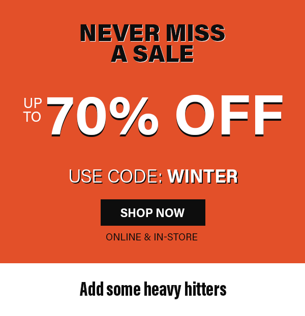 Up To 70% Off