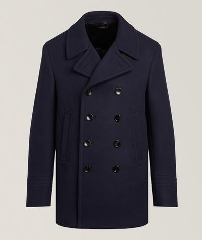 TOM FORD - Double-Breasted Wool Felt Peacoat