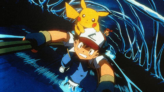 A scene from Pokeman.