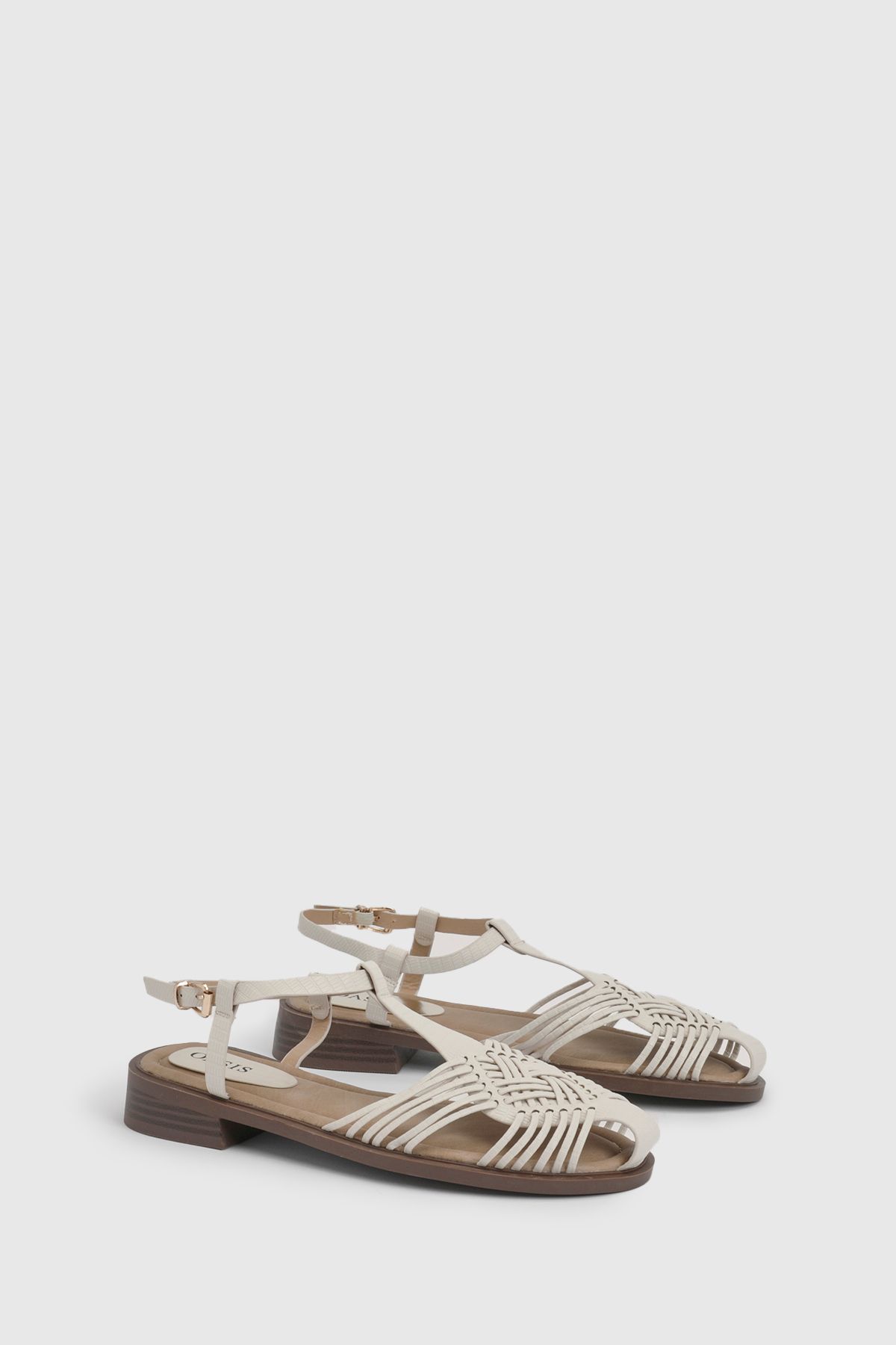 Kathrina T-Bar Low Heel Sandals