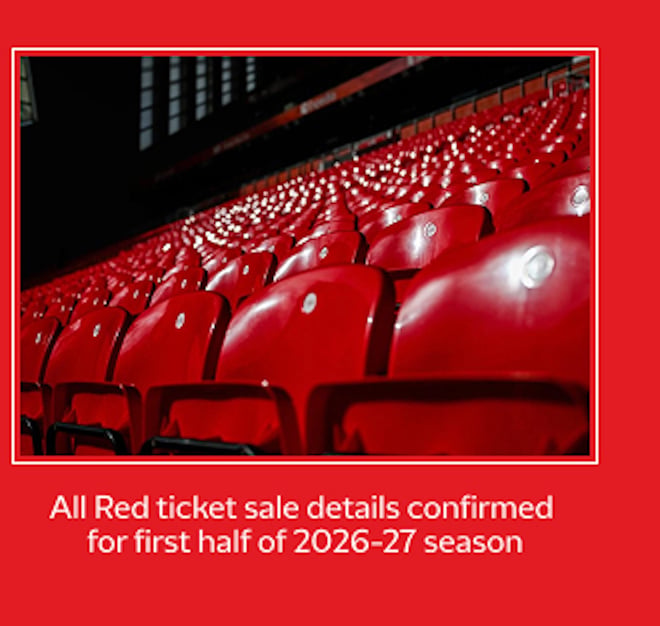 All Red ticket sale details confirmed for first half of 2026-27 season