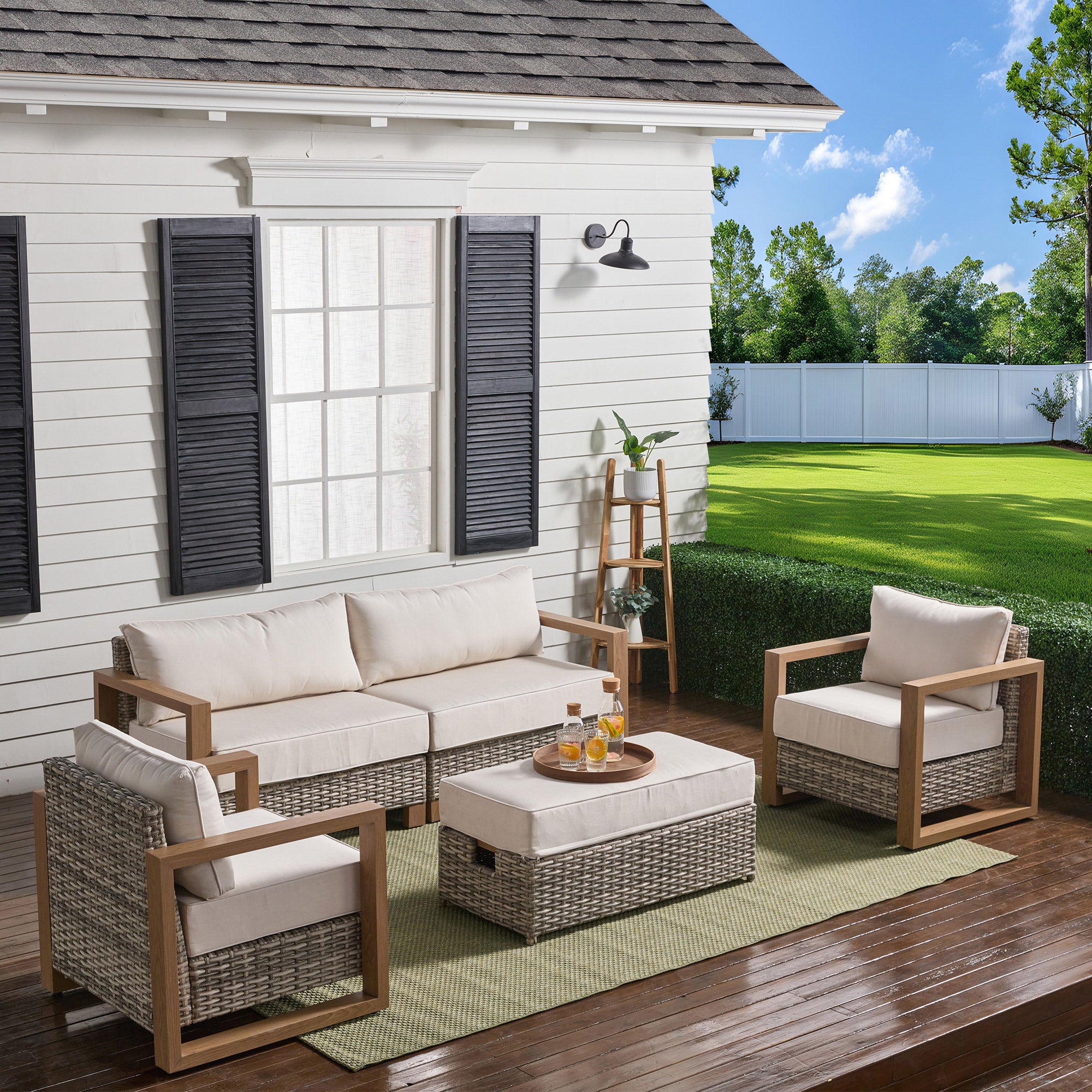 Southdale 4-Piece Outdoor Patio Seating Set