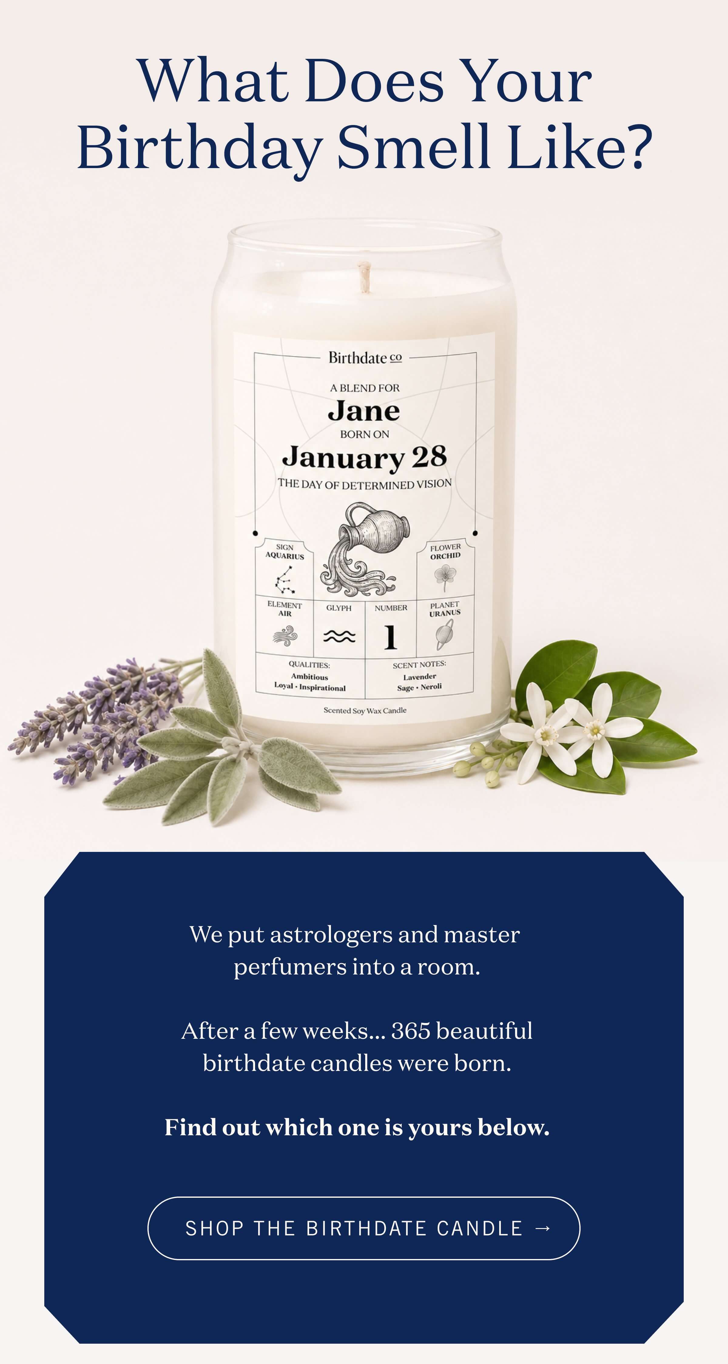 What Does Your Birthday Smell Like?