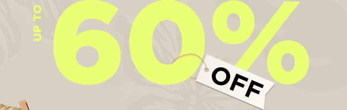 up to 60% off