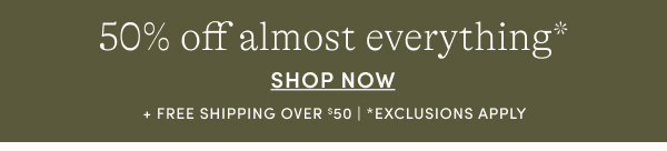 50% off sitewide