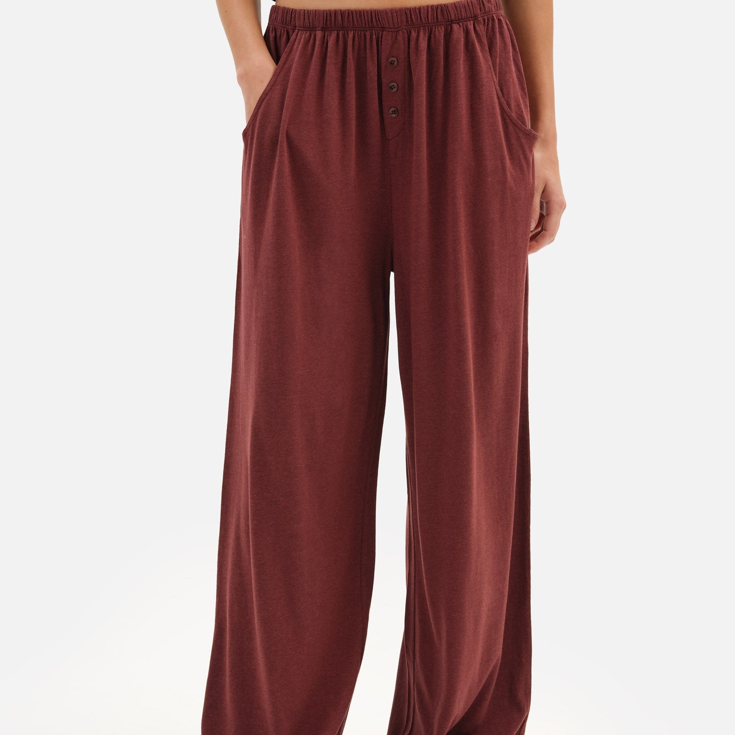 Image of Tencel Sleep Wide Leg Pant