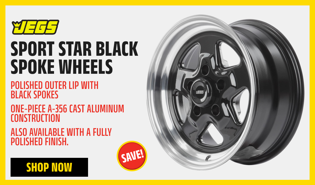 Sport Star Black Spoke Wheels