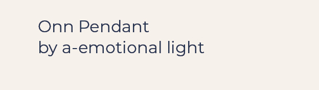 Onn Pendant by a-emotional light