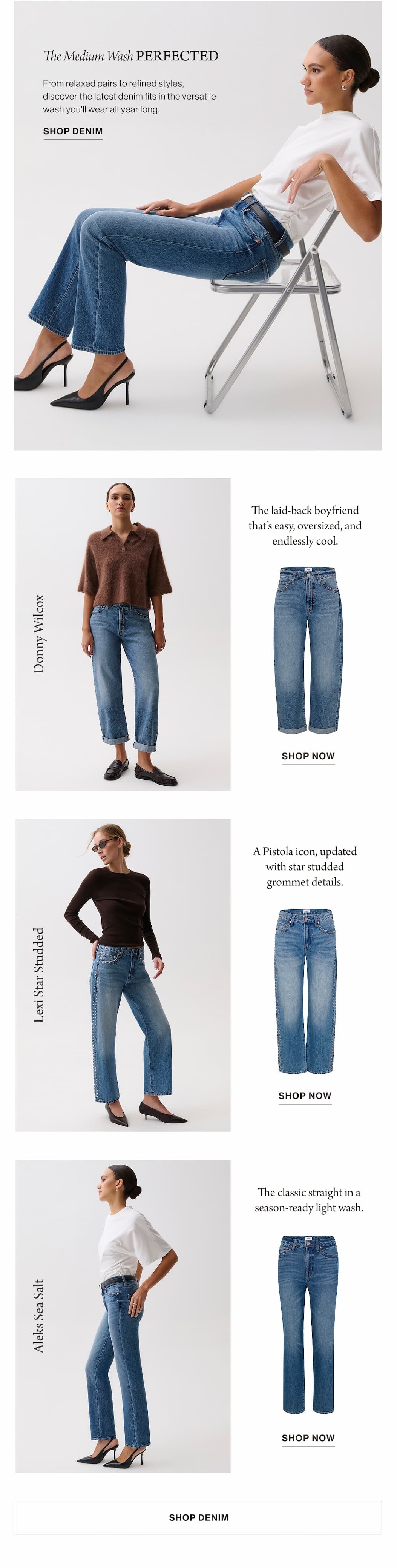 Shop Medium Wash Denim