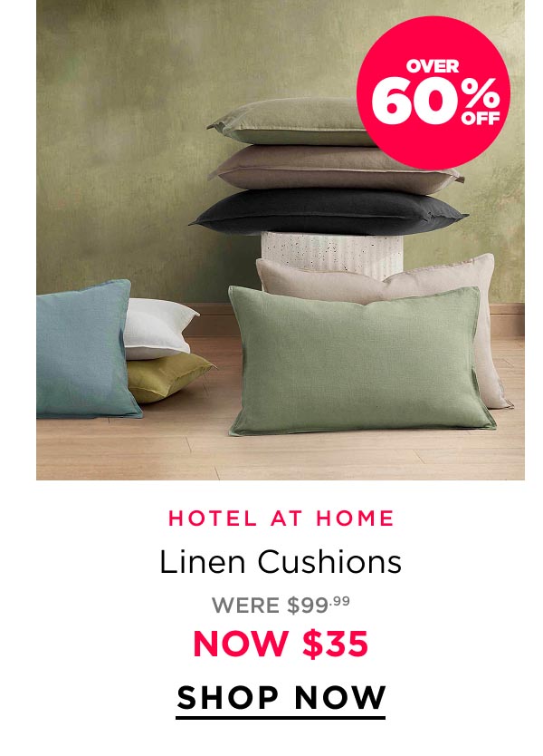Hotel At Home	Linen Cushions
