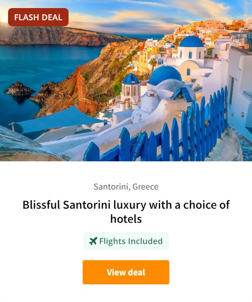 Blissful Santorini luxury with a choice of hotels