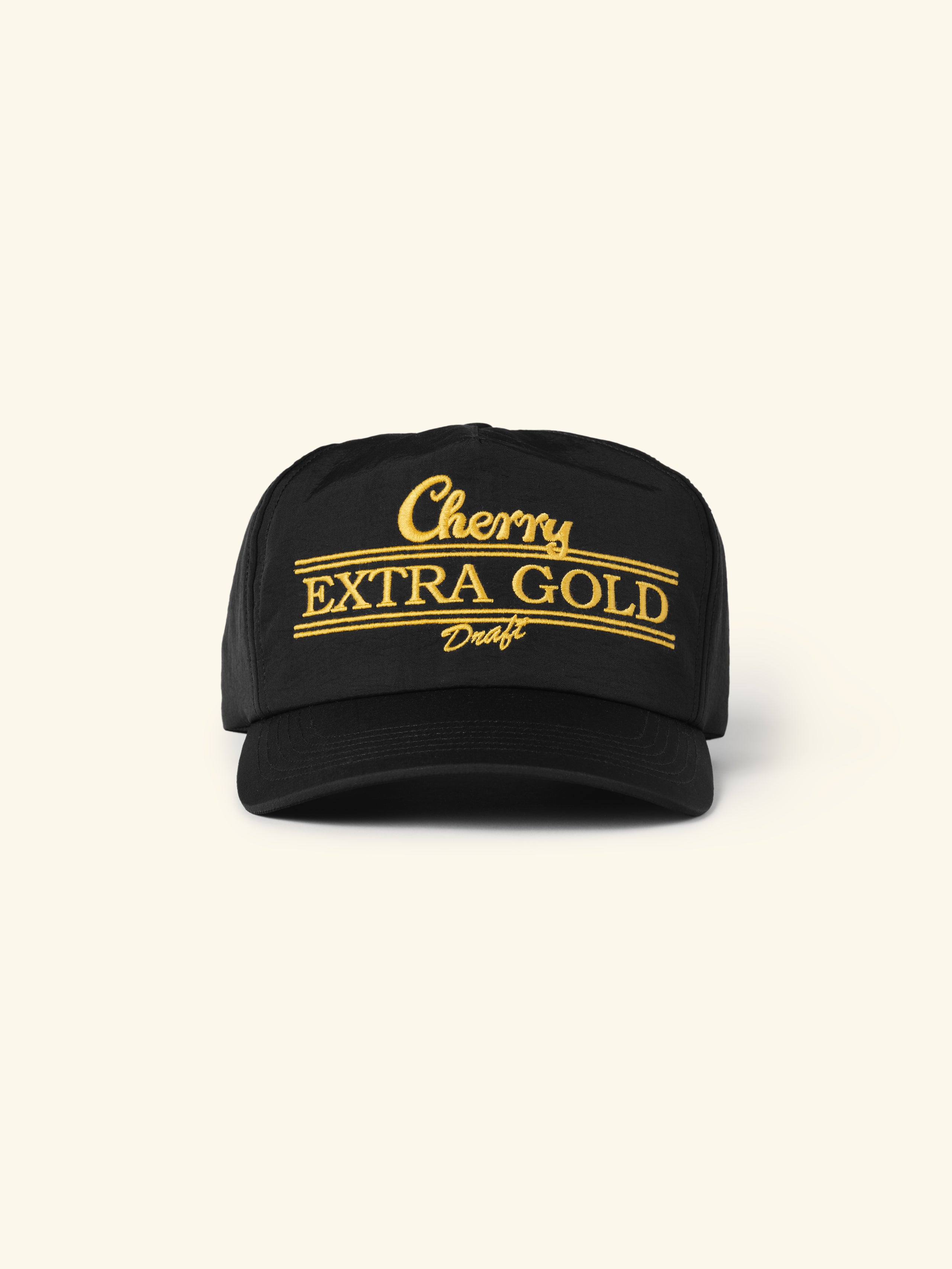 Image of Extra Gold 5 Panel Hat (Black)