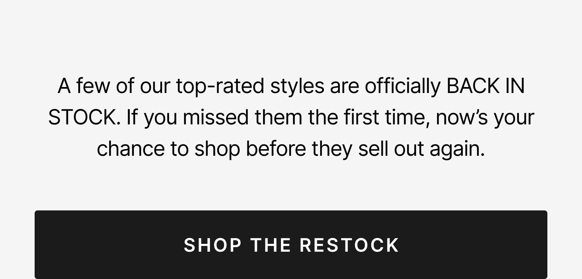 SHOP THE RESTOCK