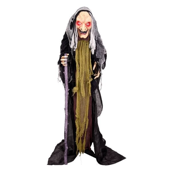 Lytworx 1.6m Halloween Animatronic Witch 