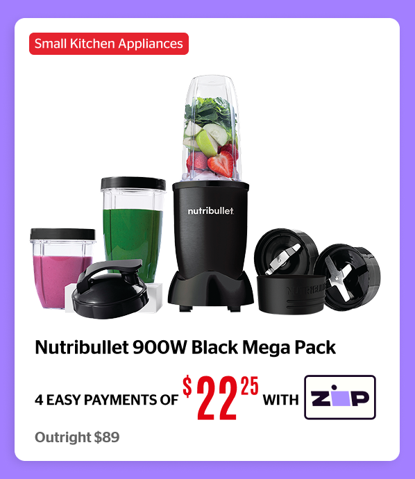 Nutribullet 900W Black Mega Pack