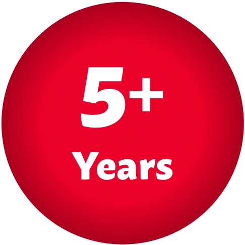 5 + Years