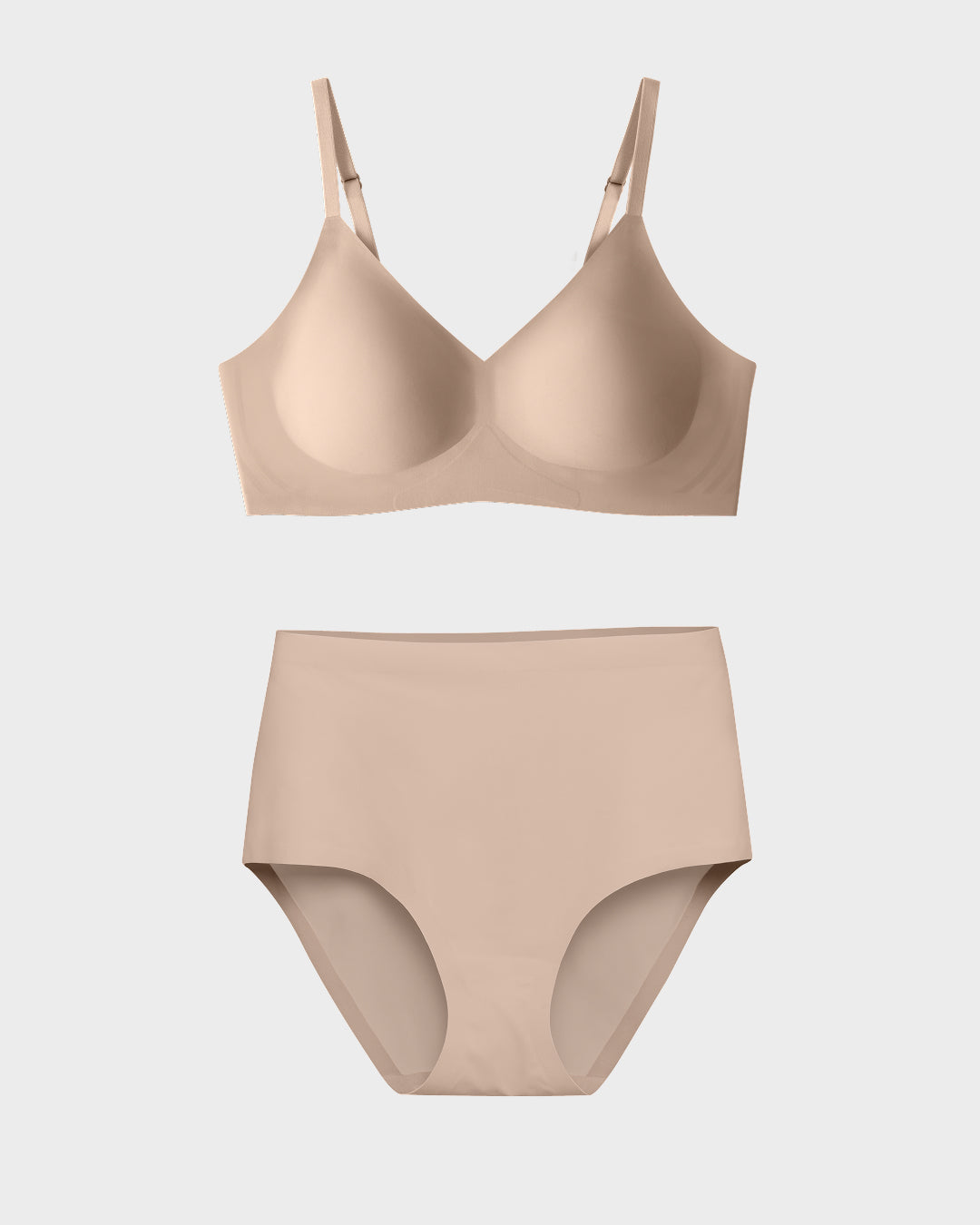 Image of Nude Relief Bra Set