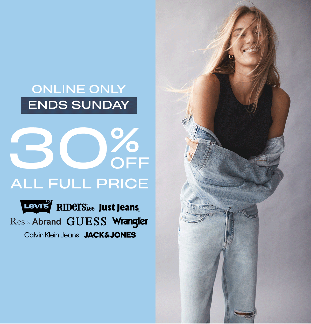 30% off all full price