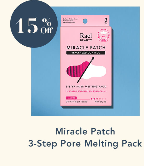 Miracle Patch 3-Step Pore Melting Pack | 15% OFF