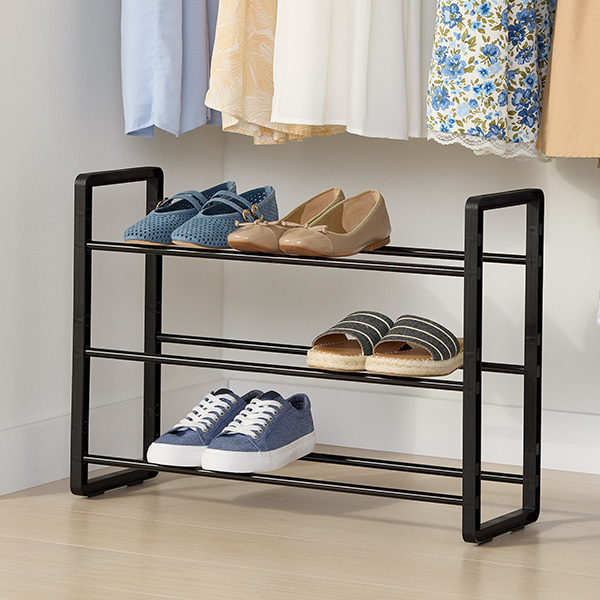 The Container Store 3-Tier Stacking Shoe Rack
