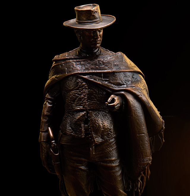 The Man With No Name (Faux Bronze) Statue