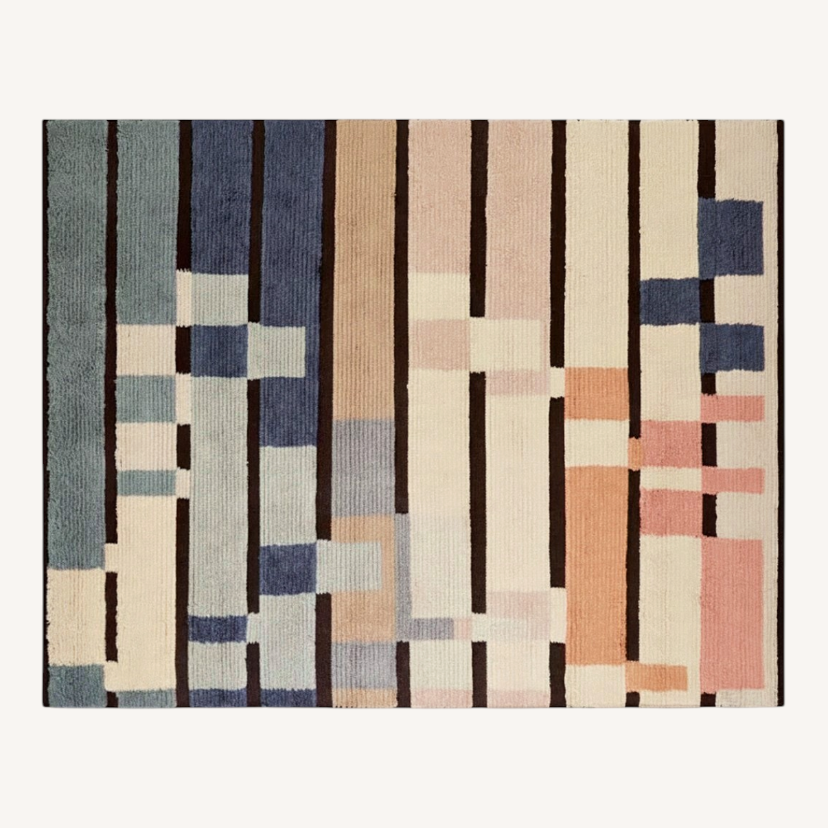Image of Design Within Reach 6×9 Point Line Plane Rug