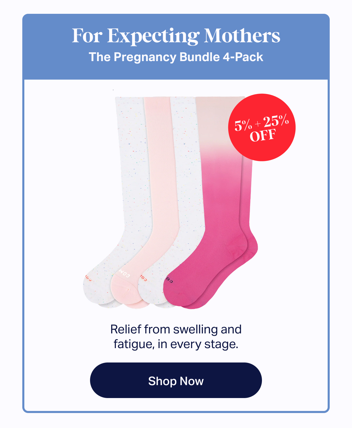 For Expecting Mothers | The Pregnancy Bundle 4-Pack: Relief from swelling and fatigue, in every stage. | 5% + 25% OFF | Shop now