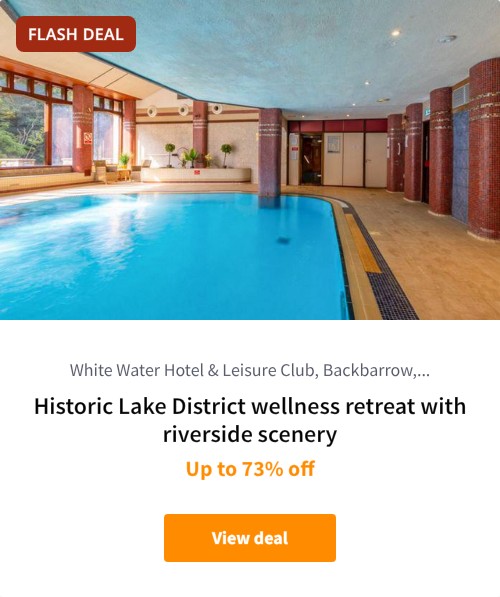 Historic Lake District wellness retreat with riverside scenery