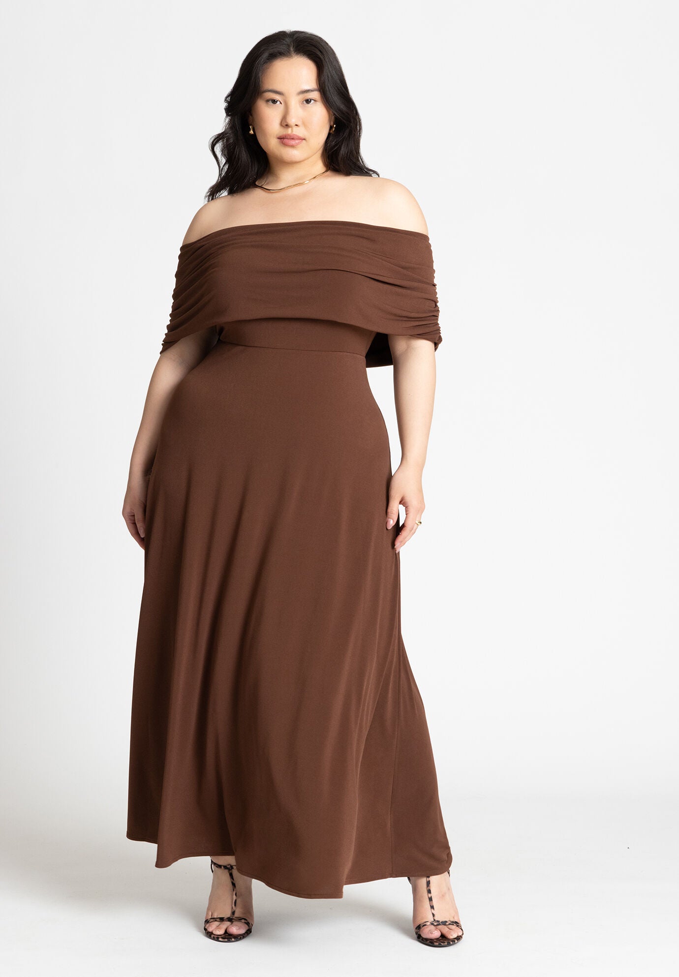 Off The Shoulder Maxi Dress﻿