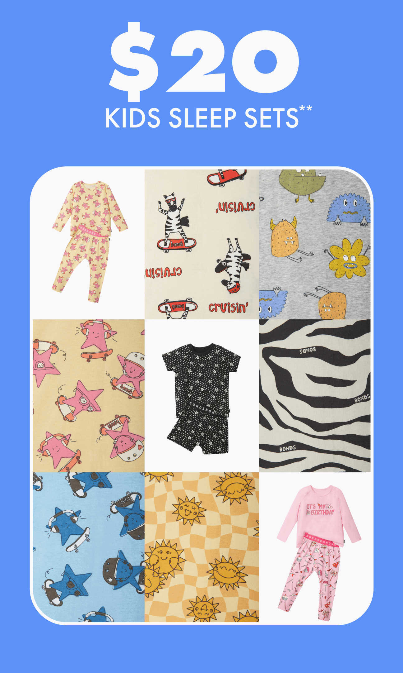 $20 Sleep Sets