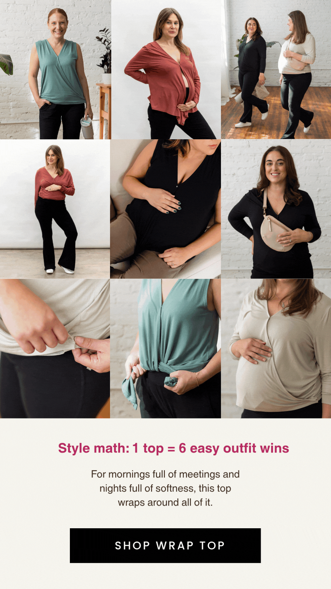 WRAP TOPS