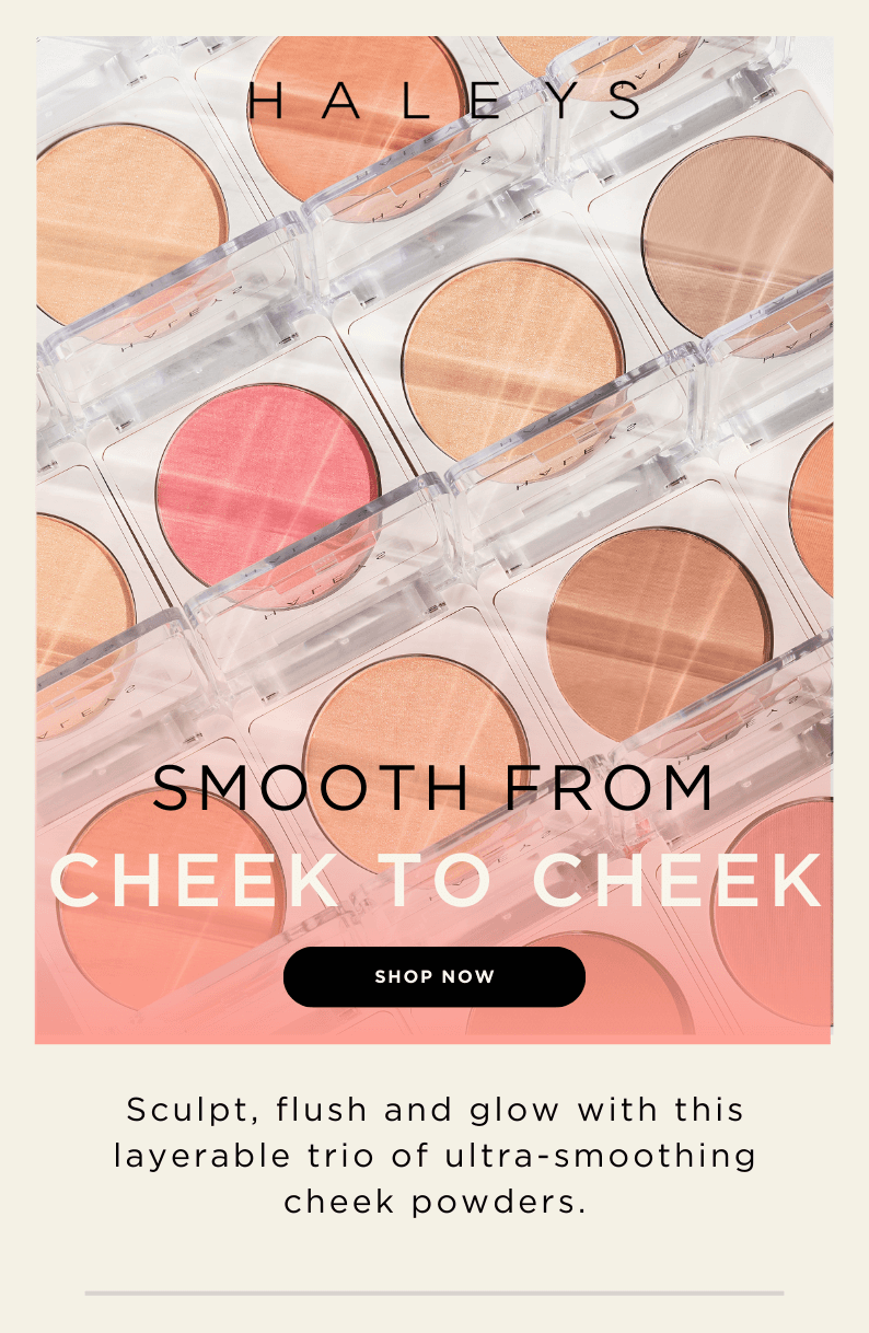 Smooth from cheek to cheek - Sculpt, flush and glow with this layerable trio of ultra-smoothing 