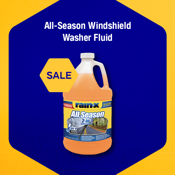 SALE: All season windshield washer fluid