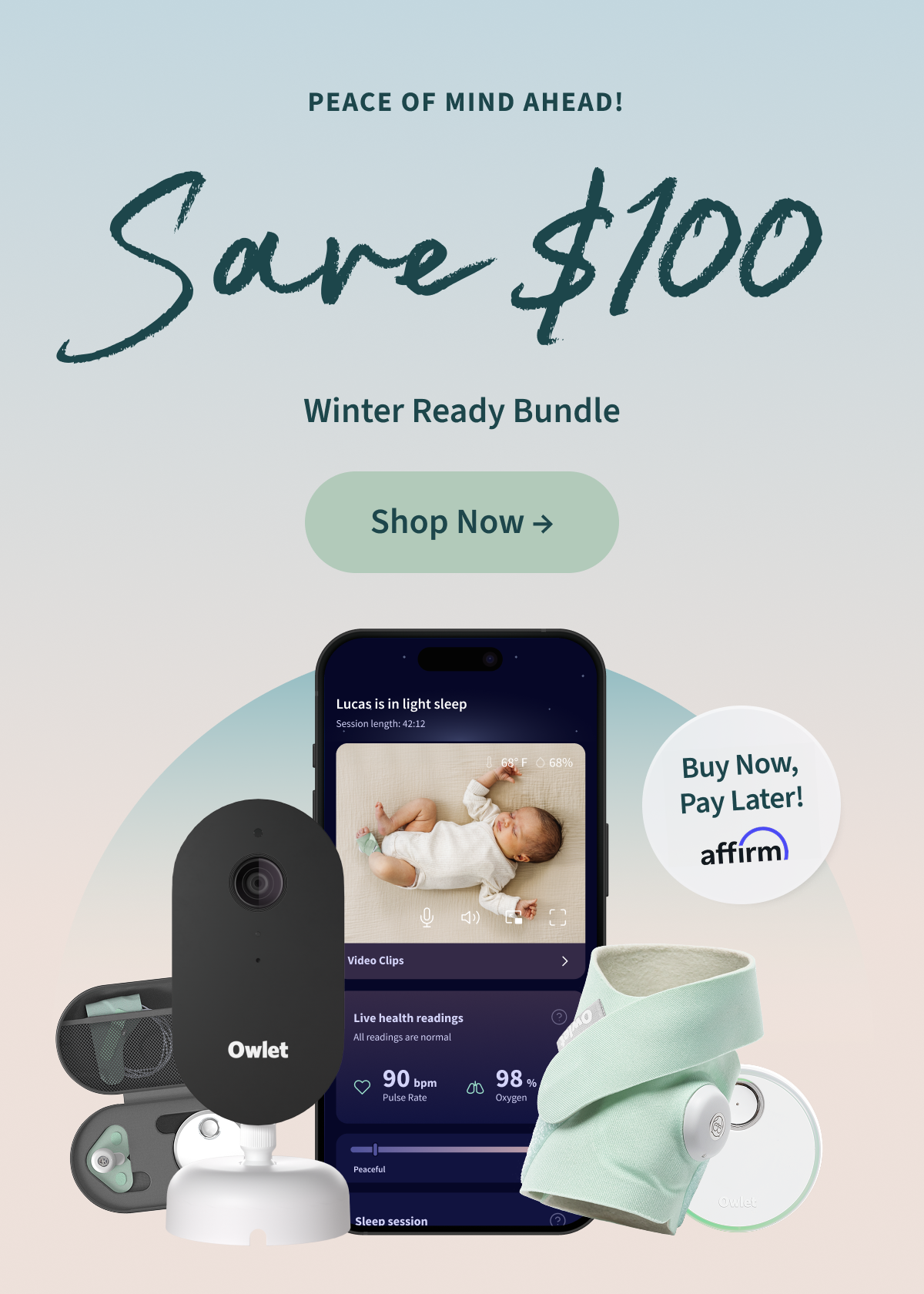 Peace of Mind Ahead! | Save $100 | Winter Ready Bundle | Shop Now | Buy Now, Pay Later with Affirm