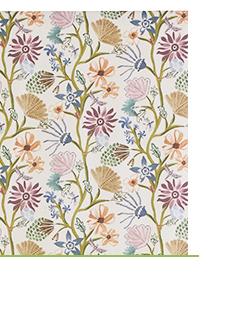 Marletta Floral Drapery Panel