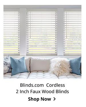 Blinds.com Cordless 2 Inch Faux Wood Blinds | Shop Now >