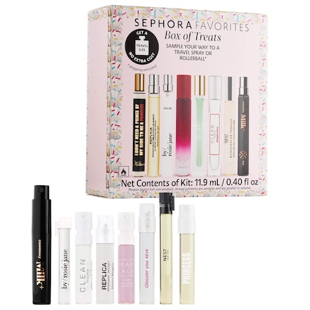Box of Treats Mini Perfume Sampler Set w/ Redeemable Voucher
