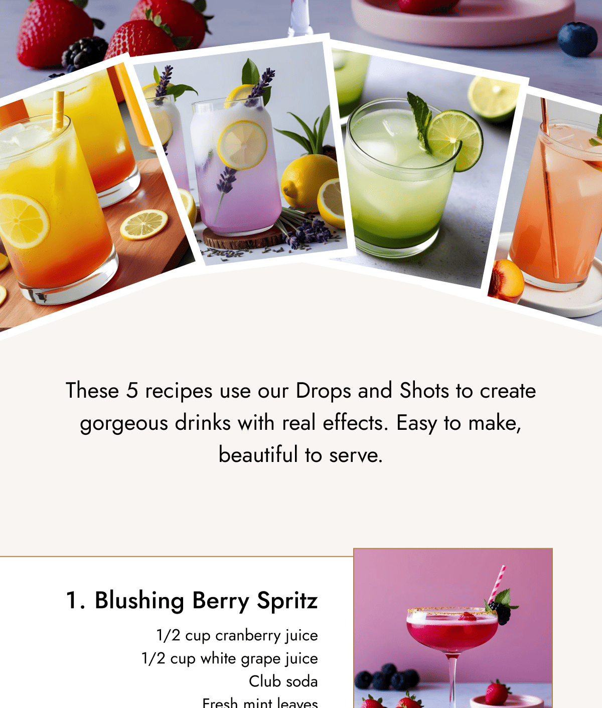 Mother's Day Sober(ish) Cocktails